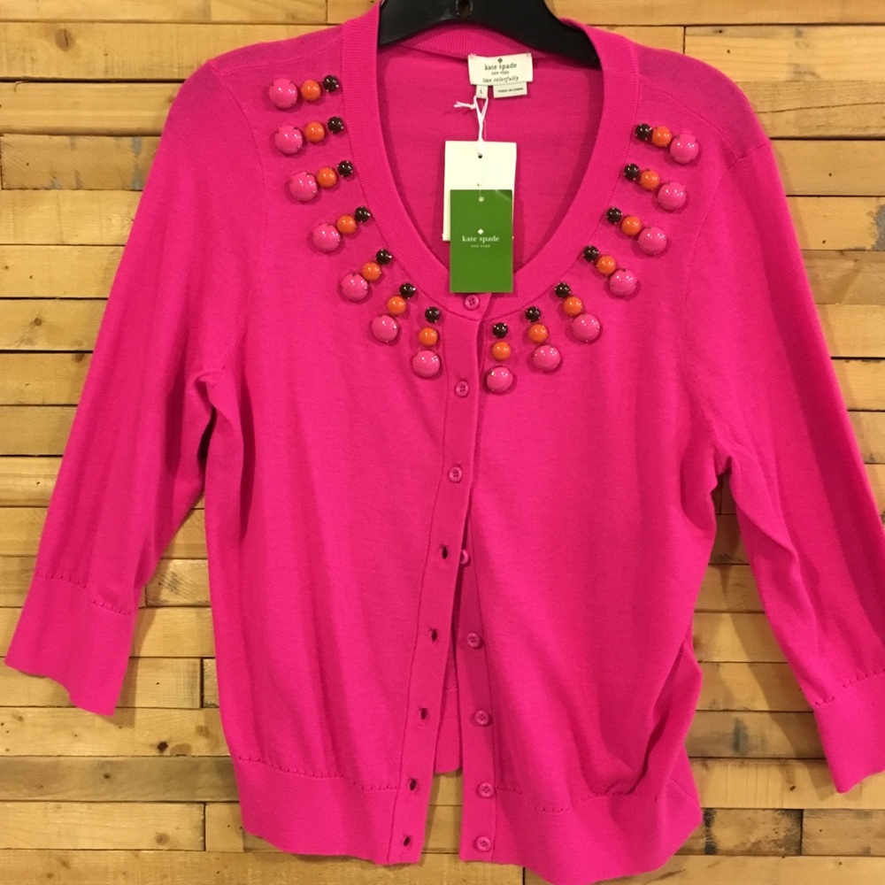 Kate Spade Pink Cardigan